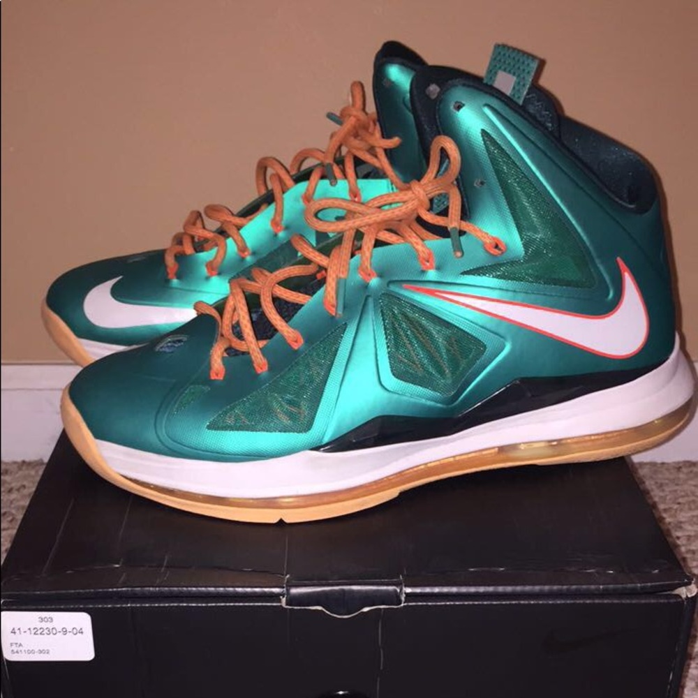 Lebron 10 Miami dolphin